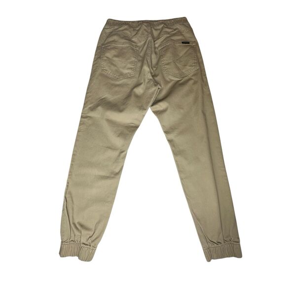 Denizen from Levi's Women’s Tan Khaki Elastic Waist Drawstring Jogger Pants Smal - Picture 2 of 6